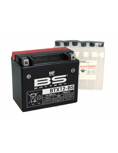 Bateria BS Battery YTX12-BS / BTX12-BS MF Type...