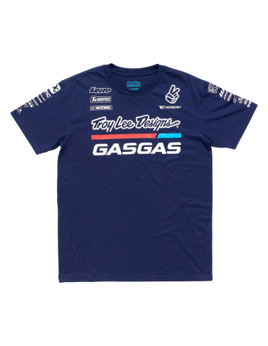 Camiseta Infantil Manga Corta GasGas Troy Lee...