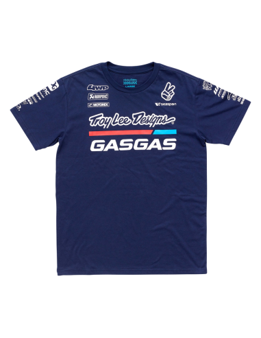 Camiseta Infantil Manga Corta GasGas Troy Lee...