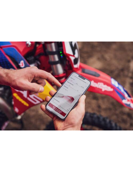 Kit de Guardabarros Rojo con Pack Conectividad/GPS Bluetooth para Smartphone Original GasGas