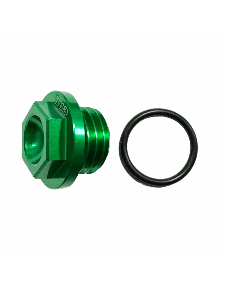 Tapon de Llenado Aceite BUD Verde Kawasaki KXF 250 2004- + KXF 450 2006- + KX 250 2005-2008 + Suzuki RMZ 250 2004-2006