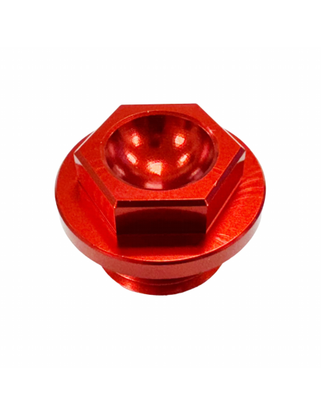Tapon de Llenado Aceite BUD Rojo Kawasaki KXF 250 2004-2017 + KXF 450 2006-2017 + KX 250 2005-2008 + Suzuki RMZ 250 2004-2006
