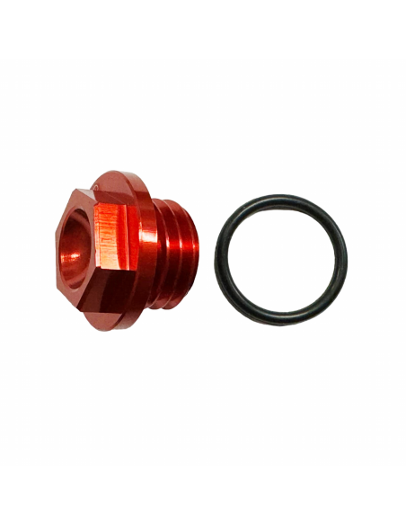 Tapon de Llenado Aceite BUD Rojo Kawasaki KXF 250 2004-2017 + KXF 450 2006-2017 + KX 250 2005-2008 + Suzuki RMZ 250 2004-2006