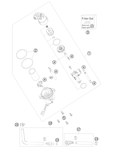Variable One-ear Clamp 15,3mm (KTM/HVA/GG) St:70