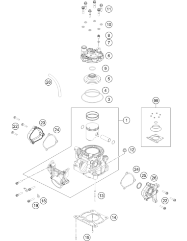 Variable One-ear Clamp 21,0mm (KTM/HVA/GG)