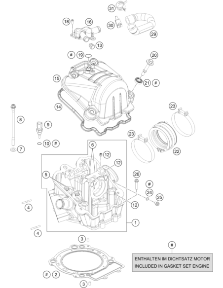 Variable One-ear Clamp 22,6mm (KTM/HVA/GG)