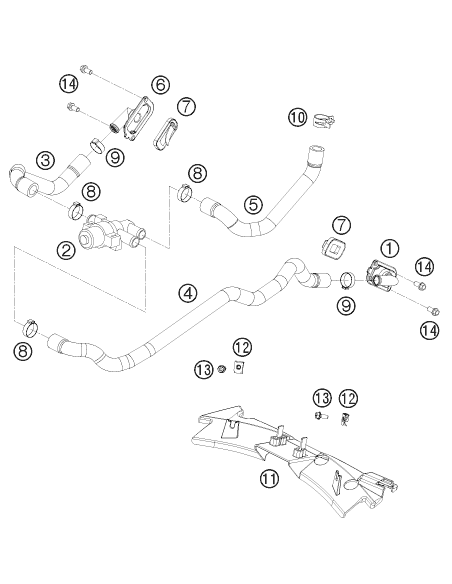 Variable One-ear Clamp 22,6mm (KTM/HVA/GG)