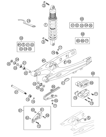 Ejot Spiral Screw SF M5x10-k (KTM/HVA/GG)