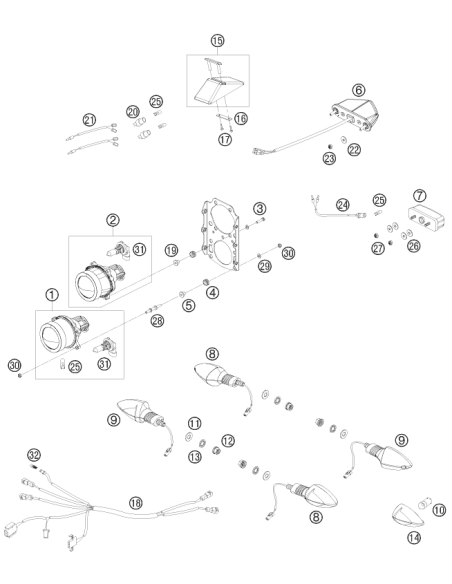 HH Collar Screw M 6x20 Ws=8 (KTM/HVA/GG)