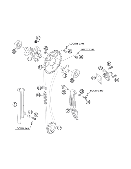 HH Collar Screw M 6x12 Ws=8 (KTM/HVA/GG) St:70