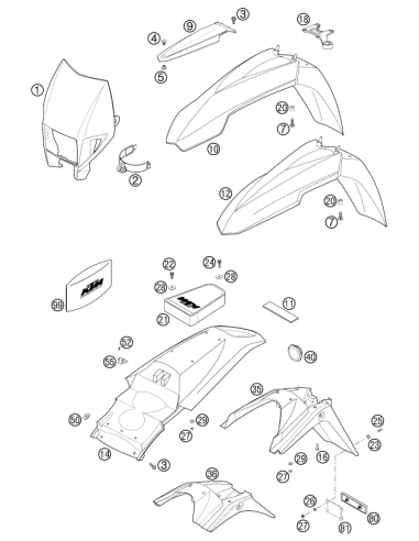 Screw FOR Plastic D=4x18 (KTM/HVA/GG)