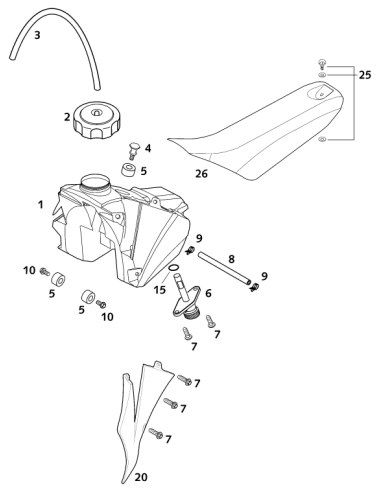 Ejot PT Screw K60x20 Ws=6 (KTM/HVA/GG) St:70