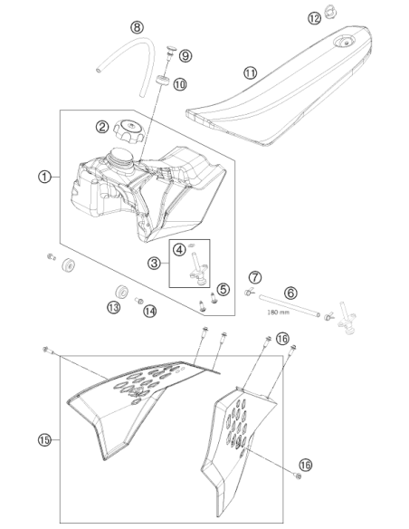 Screw FOR Plastic K60x20 SW6 (KTM/HVA/GG)