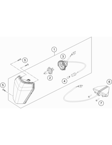 Screw FOR Plastic K60x20 SW6 (KTM/HVA/GG)