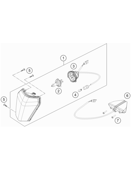 Screw FOR Plastic K60x20 SW6 (KTM/HVA/GG)