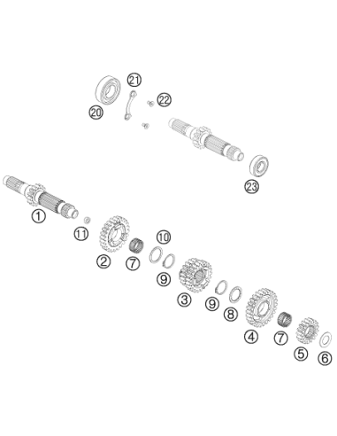 HEX Lobe Countersunc Screw M5x10 - 10.9...
