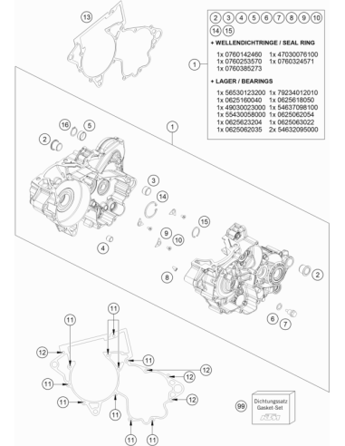 Int. Torx Flat Head M5x12 T25 (KTM/HVA/GG)