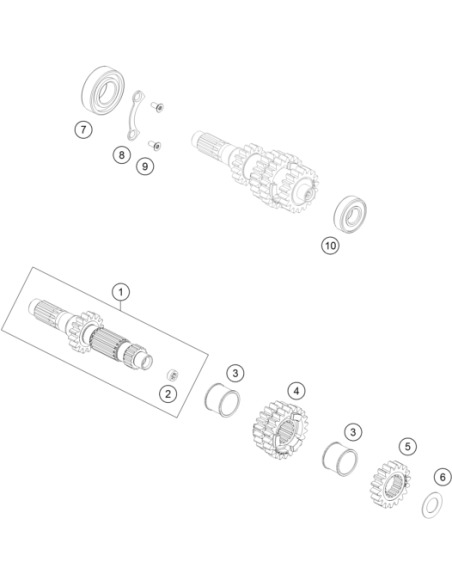 Int. Torx Flat Head M5x12 T25 (KTM/HVA/GG)