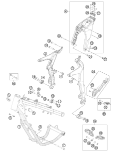 Counter-sunk Screw Isa45 M8x20 (KTM/HVA/GG) St:70 2