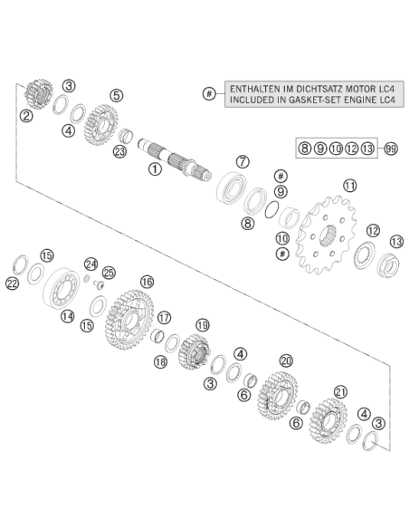 Washer DIN 9021 A - 5.3 (KTM/HVA/GG)