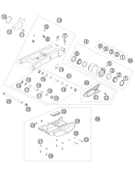Washer Din9021-a 6.4 (KTM/HVA/GG)