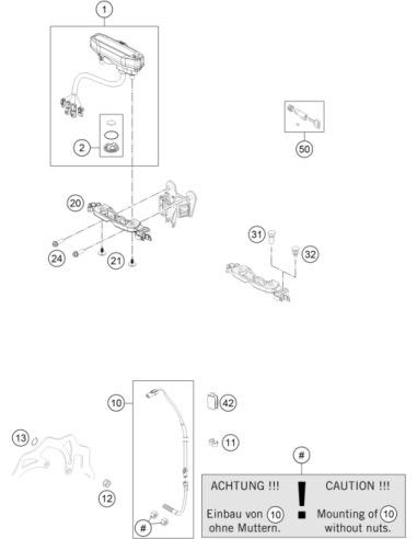 HH Collar Screw M6x20 Tx30 (KTM/HVA/GG)