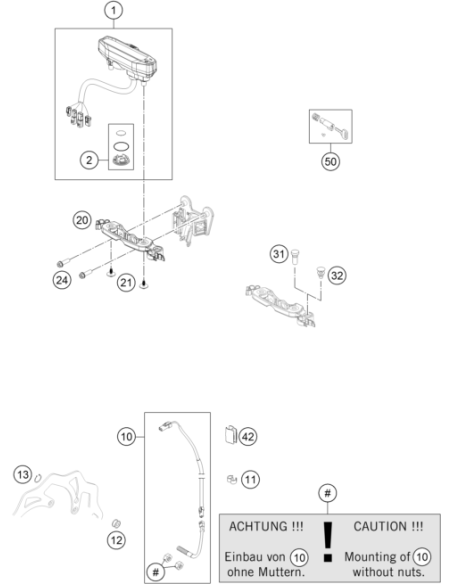 HH Collar Screw M6x20 Tx30 (KTM/HVA/GG)