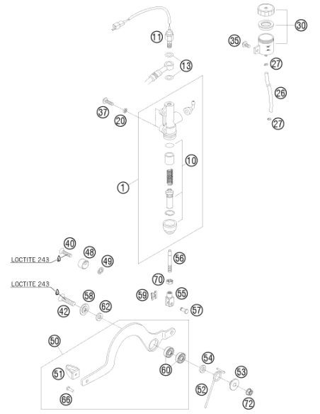 HH Collar Screw M6x20 Tx30 (KTM/HVA/GG)