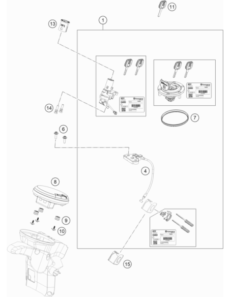 HH Collar Screw M6x20 Tx30 (KTM/HVA/GG)