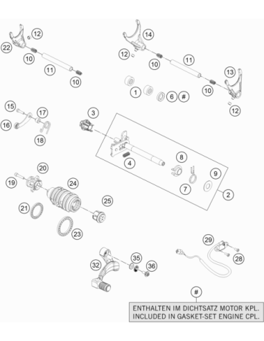HH Collar Screw M6x20 Tx30 (KTM/HVA/GG)