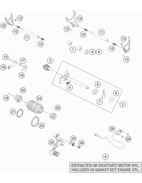 HH Collar Screw M6x20 Tx30 (KTM/HVA/GG)