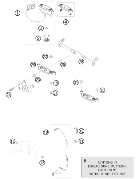 HH Collar Screw M6x25 Tx30 (KTM/HVA/GG)