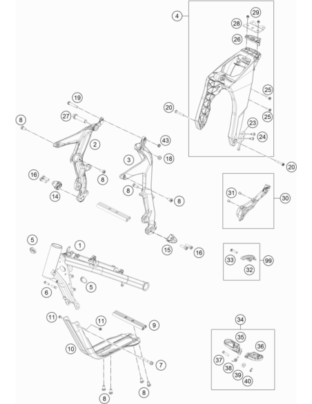 HH Collar Screw M5x10 Tx30 (KTM/HVA/GG)