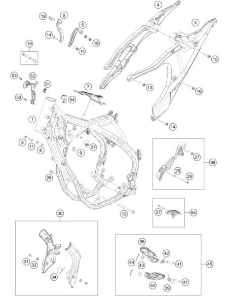 HH Collar Screw M5x10 Tx30 (KTM/HVA/GG)