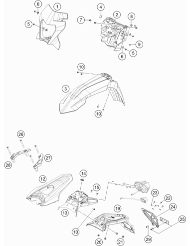 Tornillo de Collarín SK M5x12 Isa30 (KTM/HVA/GG)