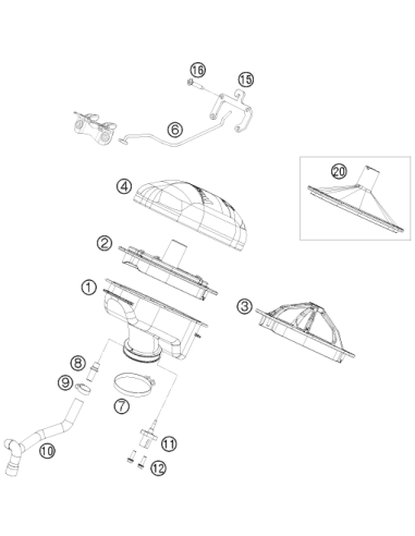 HH Collar Screw M5x16 Tx30 (KTM/HVA/GG)