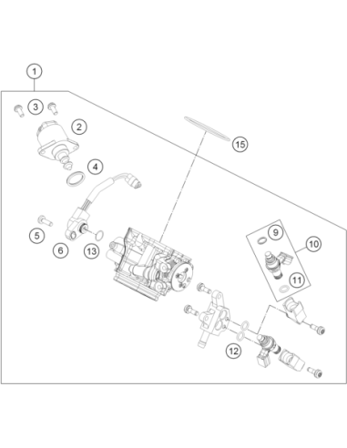 HH Collar Screw M5x16 Tx30 (KTM/HVA/GG)