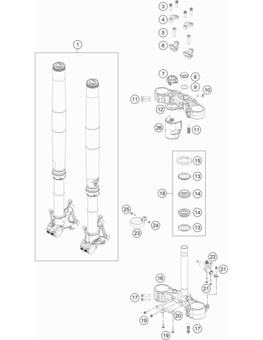 HH Collar Screw M5x20 Tx30 (KTM/HVA/GG)