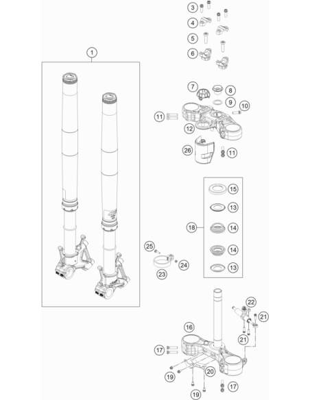 HH Collar Screw M5x20 Tx30 (KTM/HVA/GG)