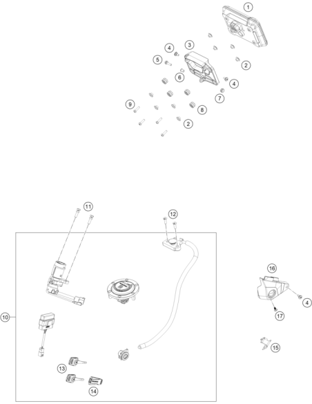 HH Collar Screw M5x20 Tx30 (KTM/HVA/GG)