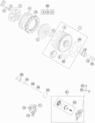 HH Collar Screw M5x20 Tx30 (KTM/HVA/GG)