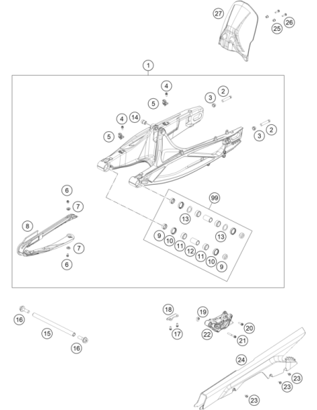 Tornillo Collarín Hexag. M5x20 Isa30 SS (KTM/HVA/GG)