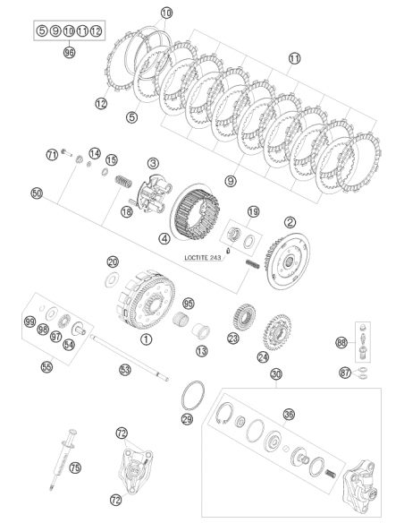 HH Collar Screw M5x25 Isa30 (KTM/HVA/GG)