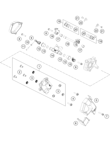 HH Collar Screw M5x25 Tx30 (KTM/HVA/GG)
