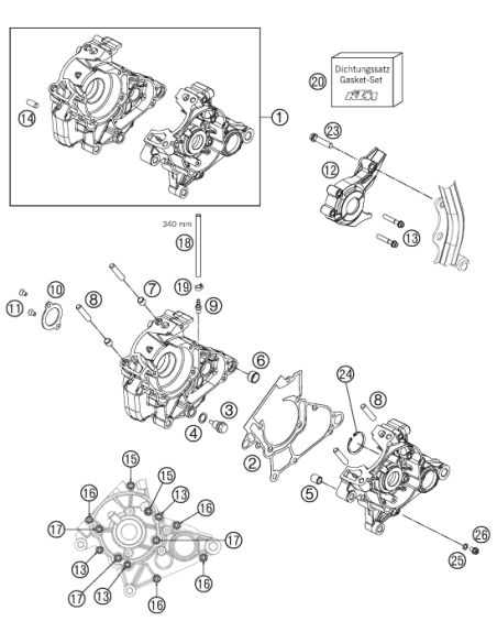 HH Collar Screw M6x8 Tx30 (KTM/HVA/GG)