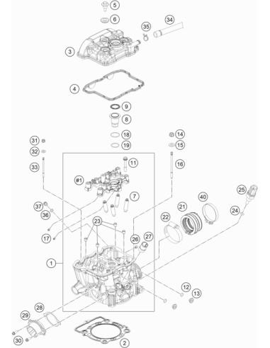 HH Collar Screw M6x8 Tx30 (KTM/HVA/GG)