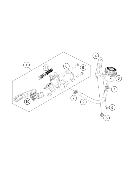 HH Collar Screw M6x8 Tx30 (KTM/HVA/GG)