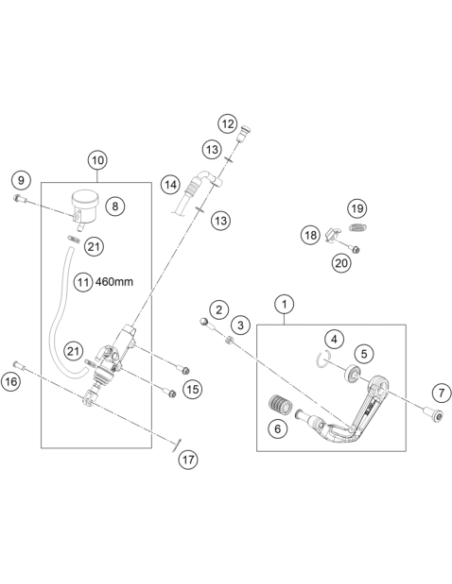 Tornillo de Collarín Hexagonal M6x12 ISA (KTM/HVA/GG)