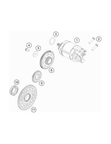Tornillo de Collarín Hexagonal M6x12 ISA (KTM/HVA/GG)