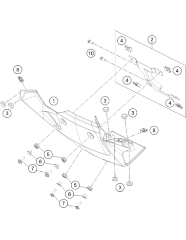 HH Collar Screw M6x16 Tx30 SL (KTM/HVA/GG)